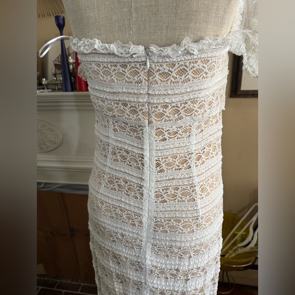Likely Women's Milaro Off-The-Shoulder Dress - Ivory - Size 8 - Picture 9 of 15